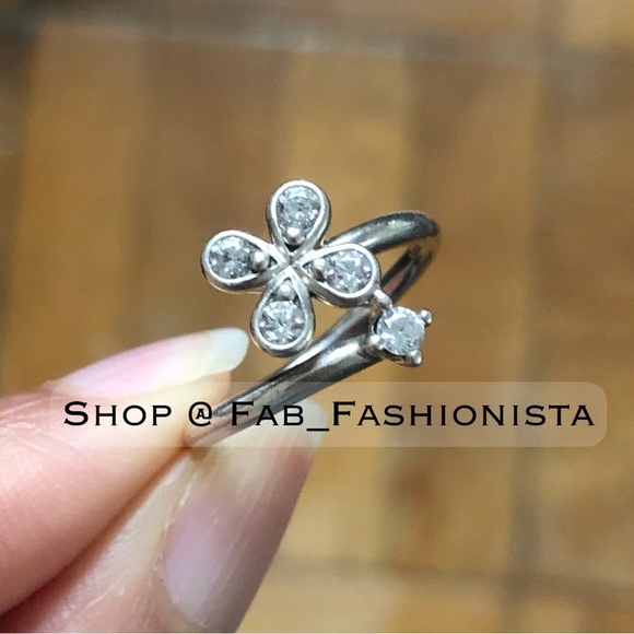 Pandora flower ring sterling silver size 48 - Picture 3 of 8